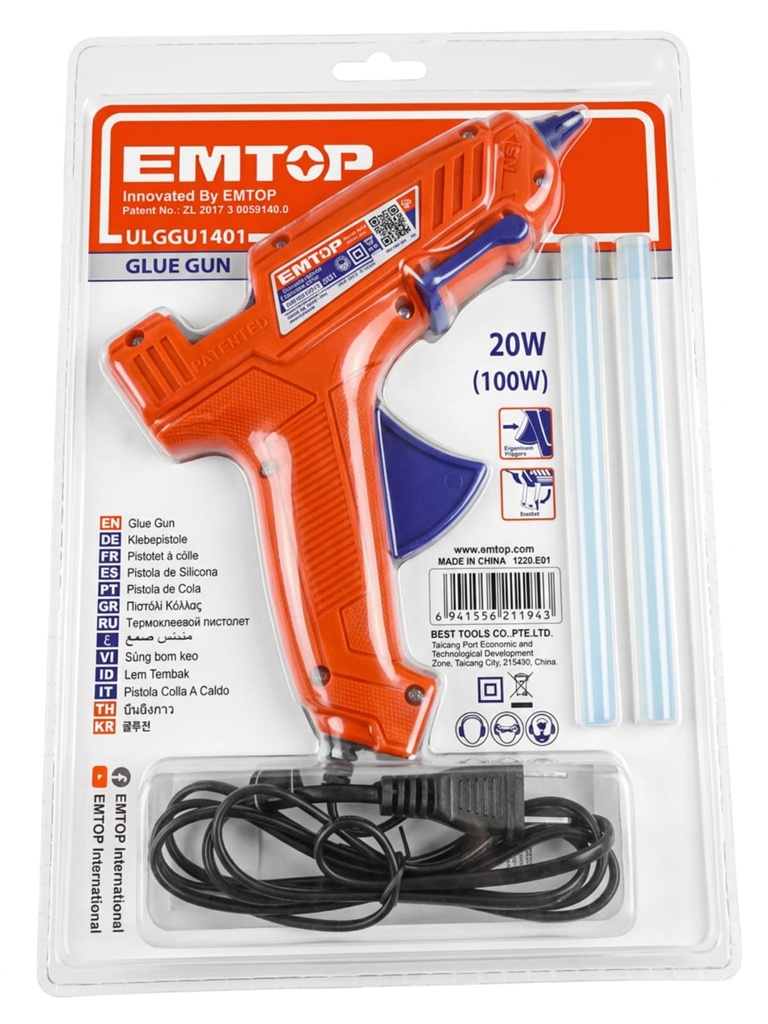 EMTOP Pístola de Silicona