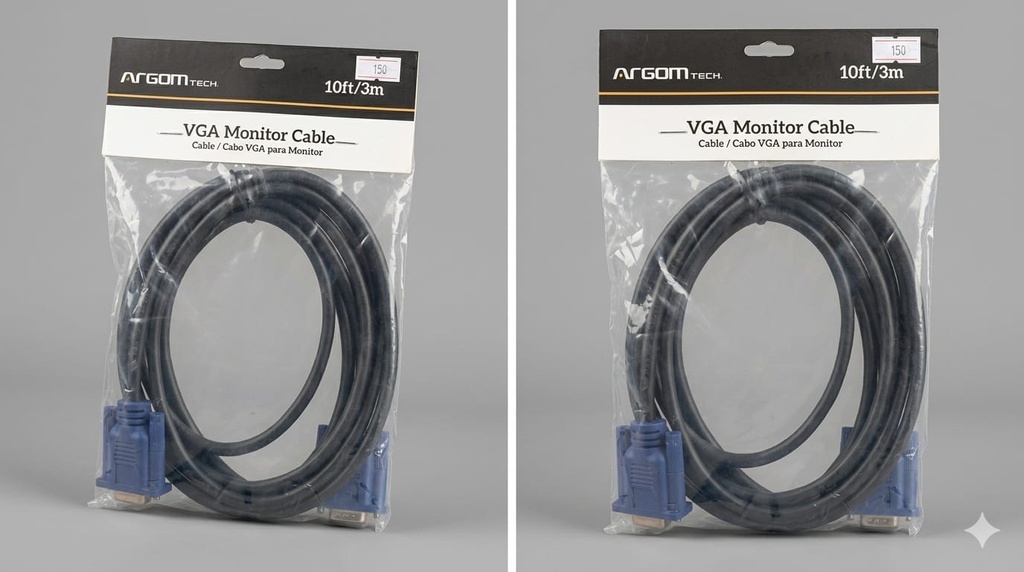 ARGOM VGA Cable para Monitor (3 Mtrs)