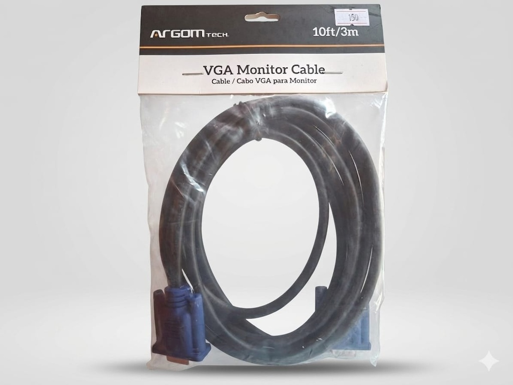 ARGOM Cable VGA para Monitor (3 Mtrs)